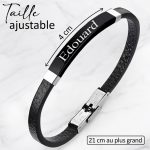bracelet à graver homme