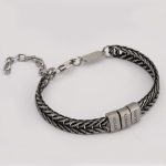 bracelet acier homme