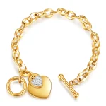 bracelet acier inoxydable femme