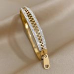 bracelet acier inoxydable femme