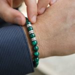 bracelet en malachite