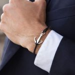 bracelet homme ancre