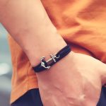 bracelet homme ancre