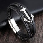 bracelet homme ancre