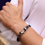 bracelet homme ancre