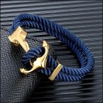 bracelet homme ancre