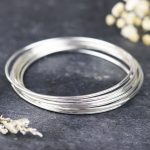 bracelet jonc argent
