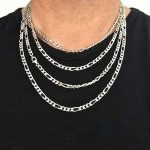 collier en argent homme