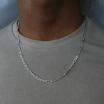 collier en argent homme