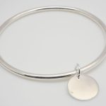 jonc argent femme