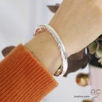 jonc argent femme