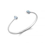 jonc argent femme