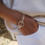 jonc argent femme