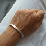 jonc argent femme