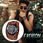 montre bracelet cuir homme