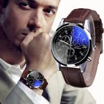 montre cuir homme